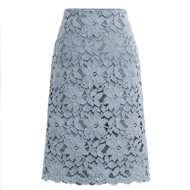 Lace Stitching Package Hip Skirt NSXIA85050