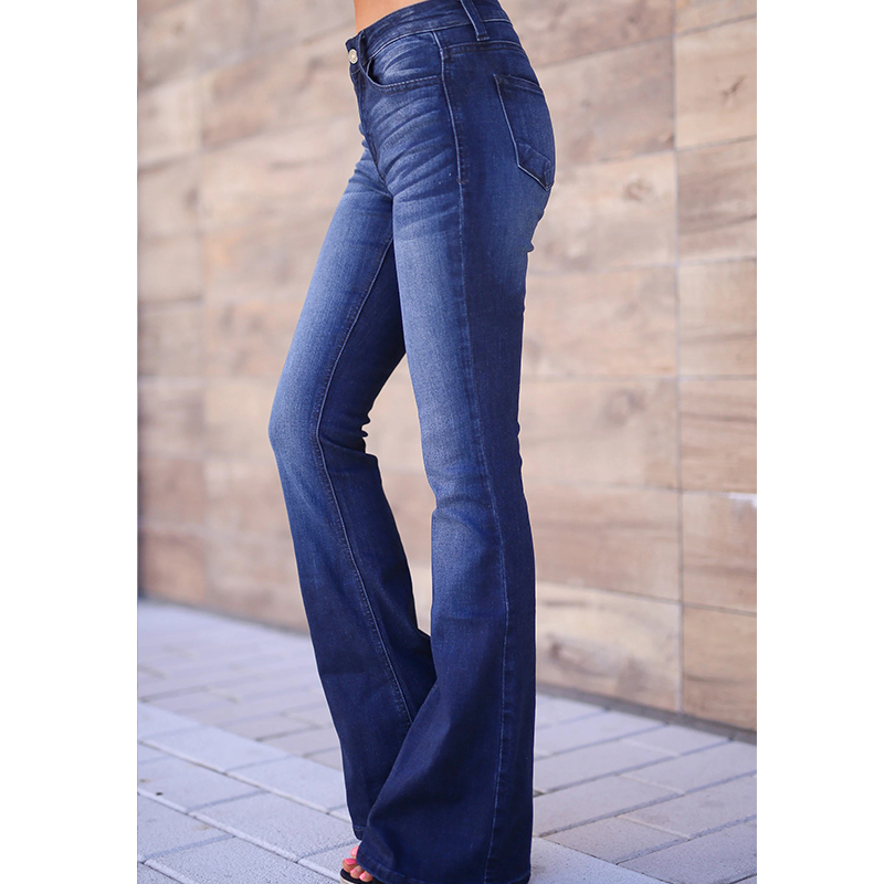 casual flared jeans nihaostyles wholesale clothing NSXMI85053