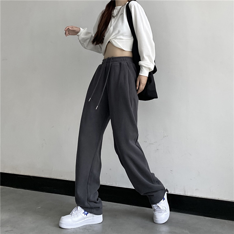 solid color loose sweatpants nihaostyles clothing wholesale NSXIA88151