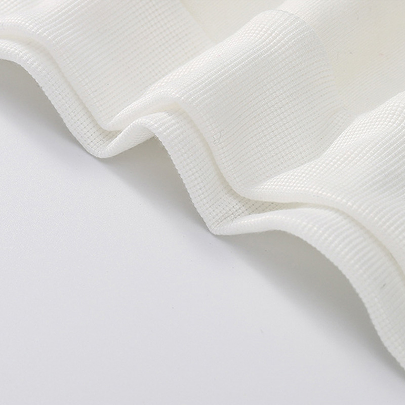 Sudadera con capucha de polar de manga larga con estampado de letras en blanco y negro NSYAY104413