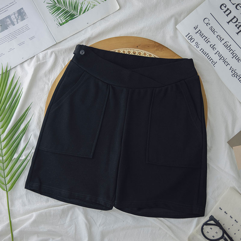 Summer outer wear thin low-waist five-point pants NSYAY62496