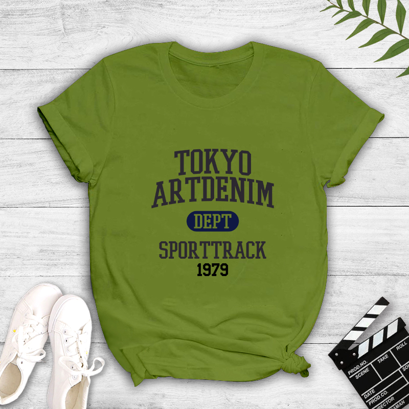 Popular fashion English print short-sleeved T-shirt NSYAY62757
