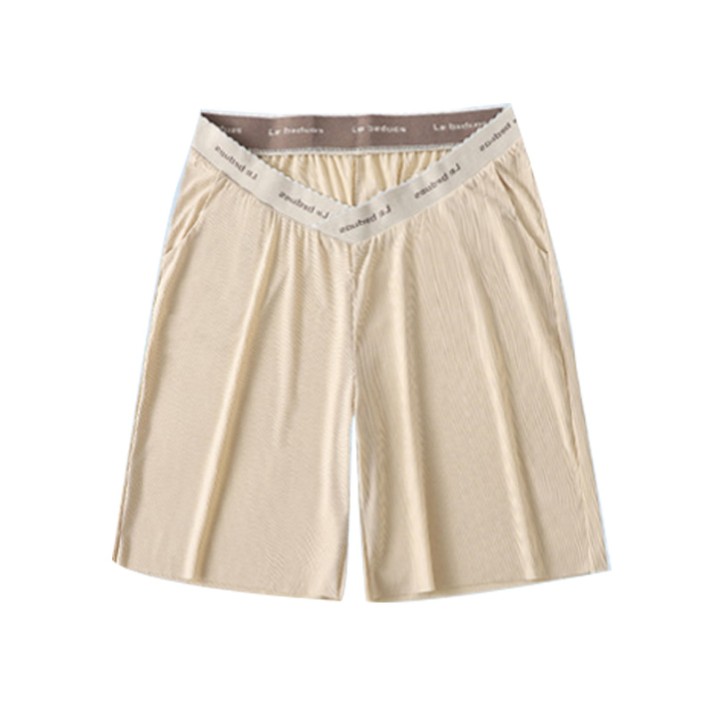 low waist loose 5-point pants ice silk thin drape pregnant shorts NSYAY63794