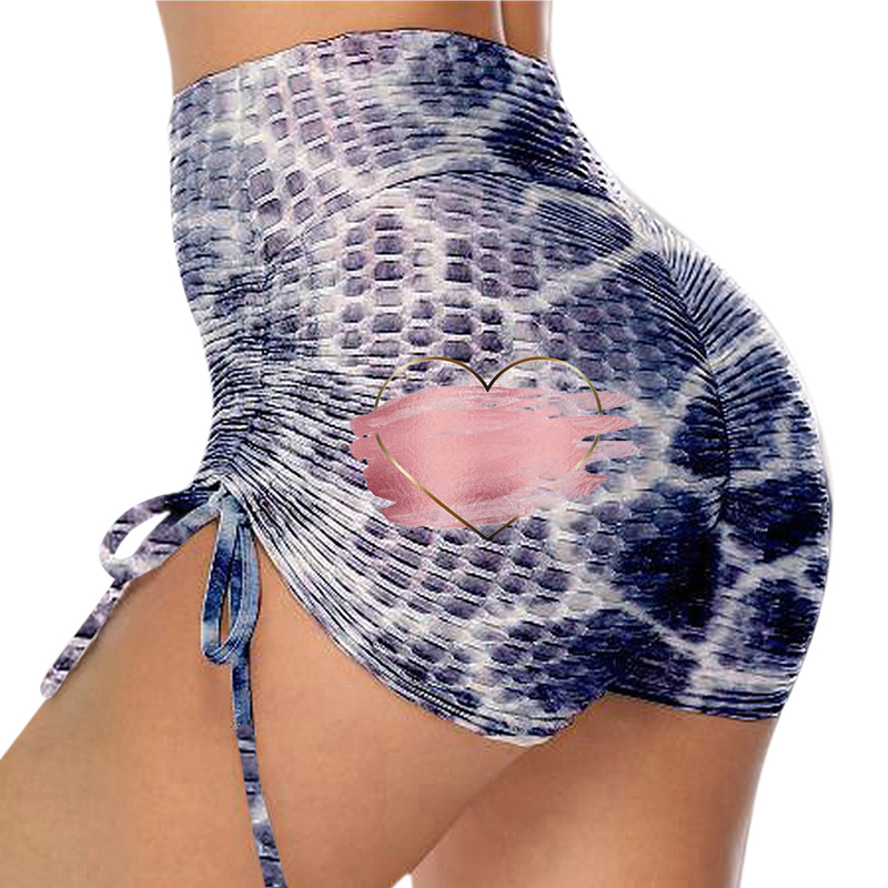 Summer new fashion print high-waist stretch hip leggings NSJIN62616
