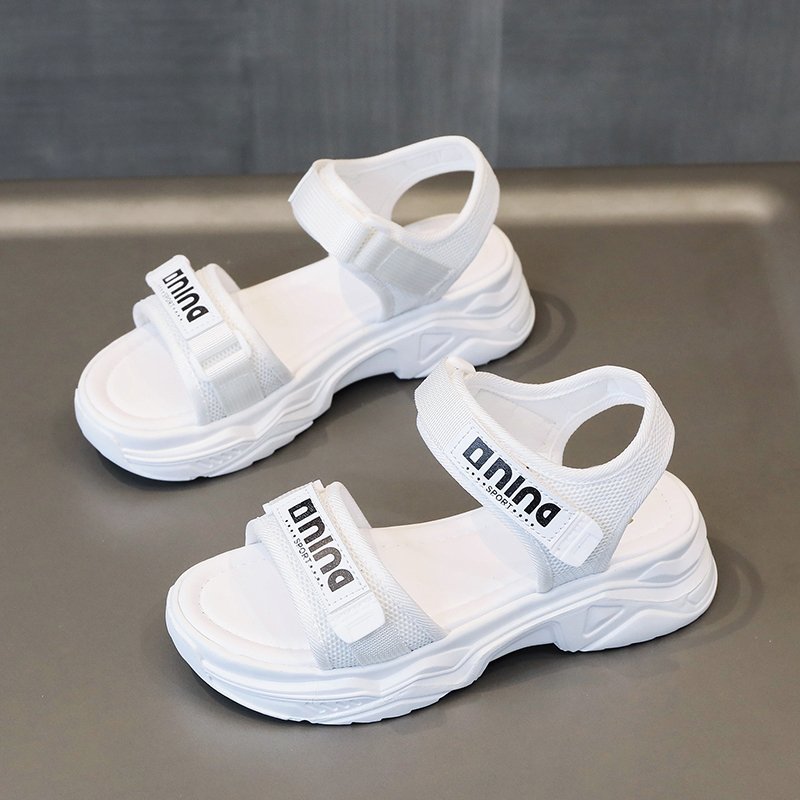 Thick-soled Velcro beach sandals  NSYUS63073