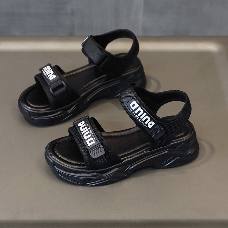 Thick-soled Velcro beach sandals  NSYUS63073