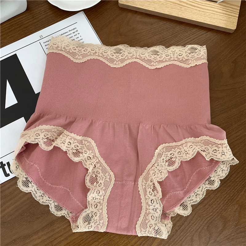pure cotton traceless middle waist breathable thin panty NSYID61189