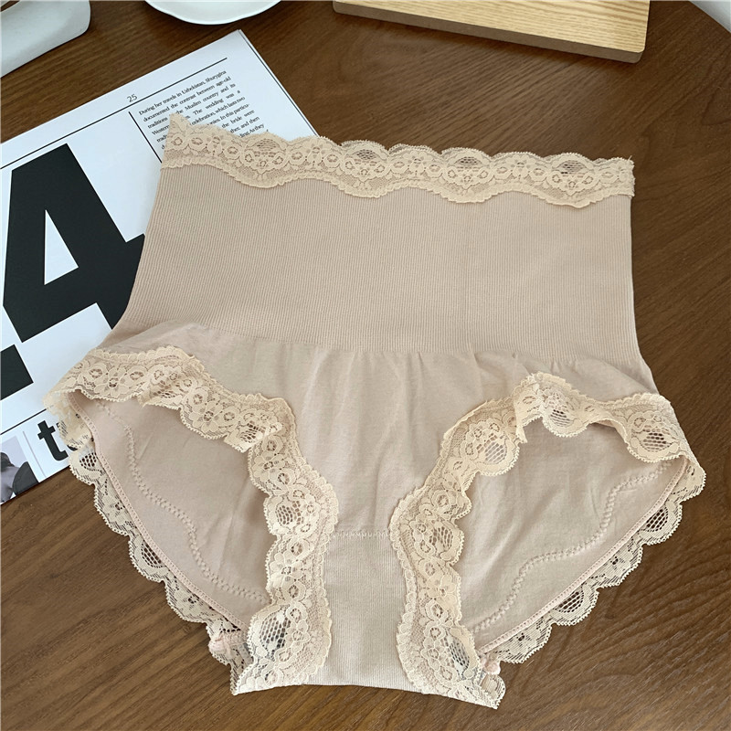 pure cotton traceless middle waist breathable thin panty NSYID61189