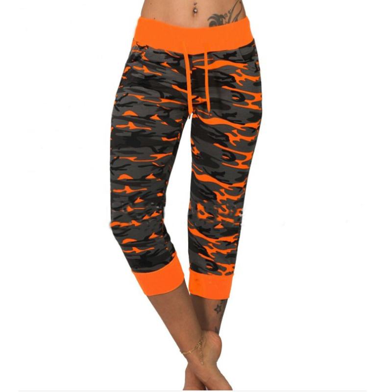 wholesale clothing vendor Nihaostyles camouflage print casual cropped leg pants NSYID67184