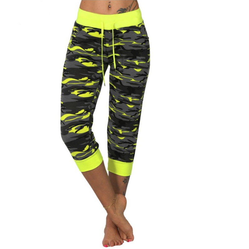 wholesale clothing vendor Nihaostyles camouflage print casual cropped leg pants NSYID67184