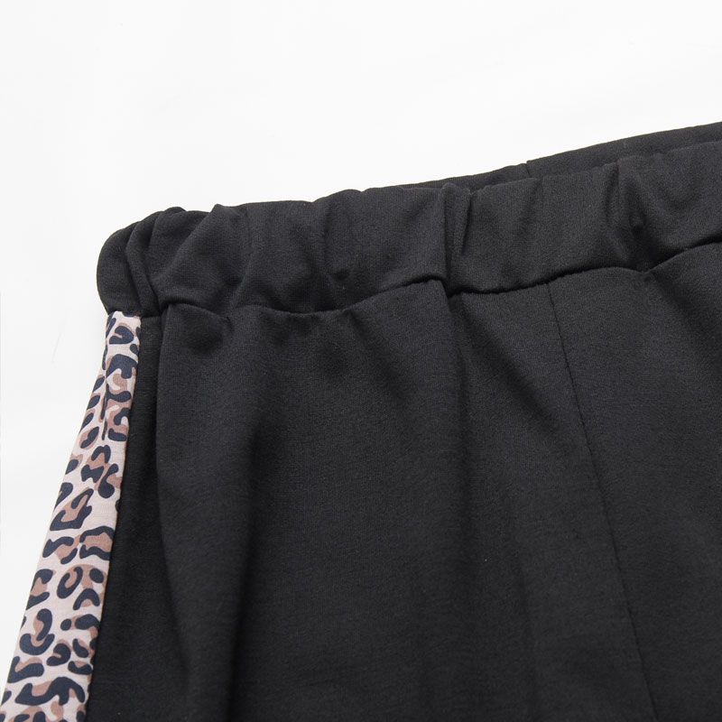 Leopard print long-sleeved hoodie set nihaostyle clothing wholesale NSSUO69995