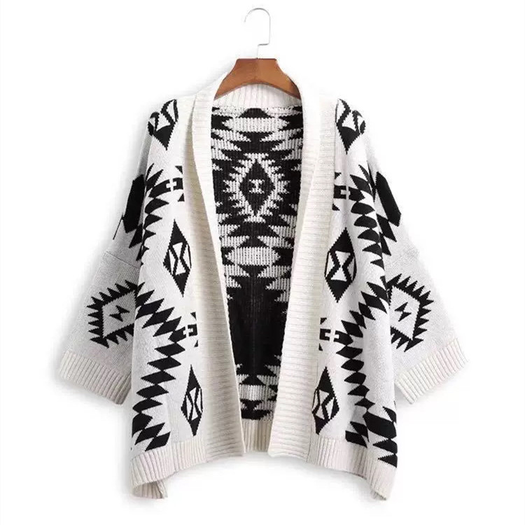nihaostyle clothing wholesale Autumn and winter new mid-length knitted cardigan NSYAY66277