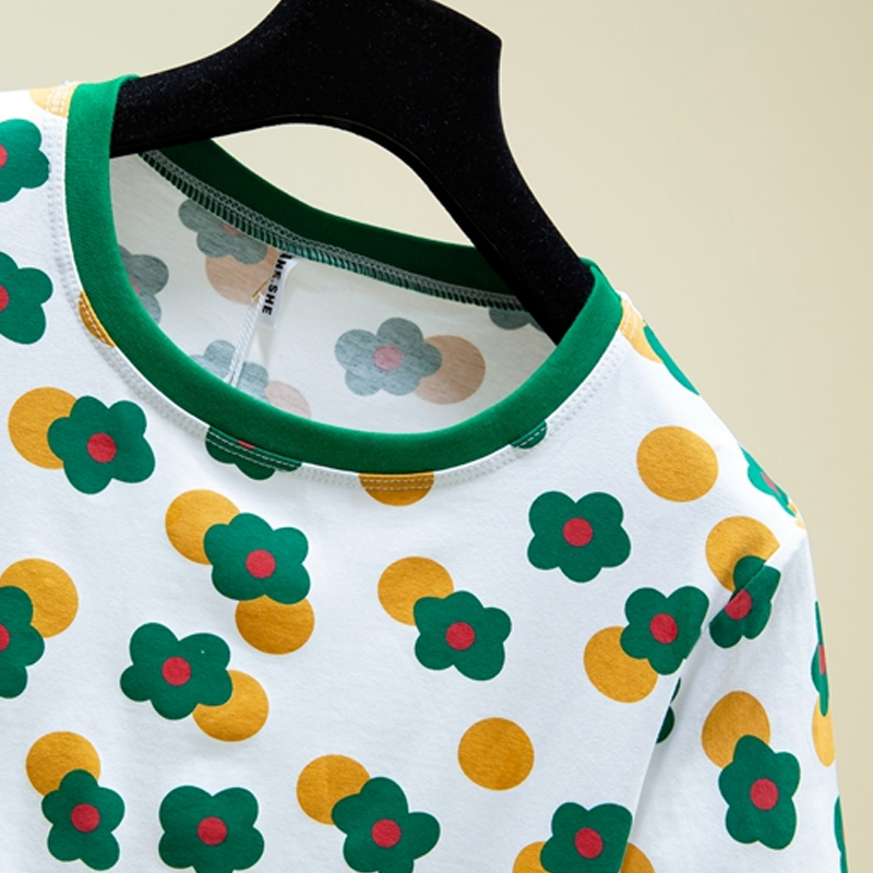 wholesale women s clothing Nihaostyles Small flower short-sleeved t-shirt  NSYID66255