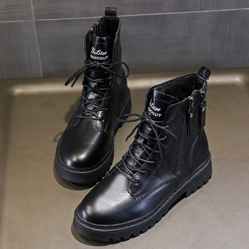 Flat casual Martin boots nihaostyles clothing wholesale NSYUS74922