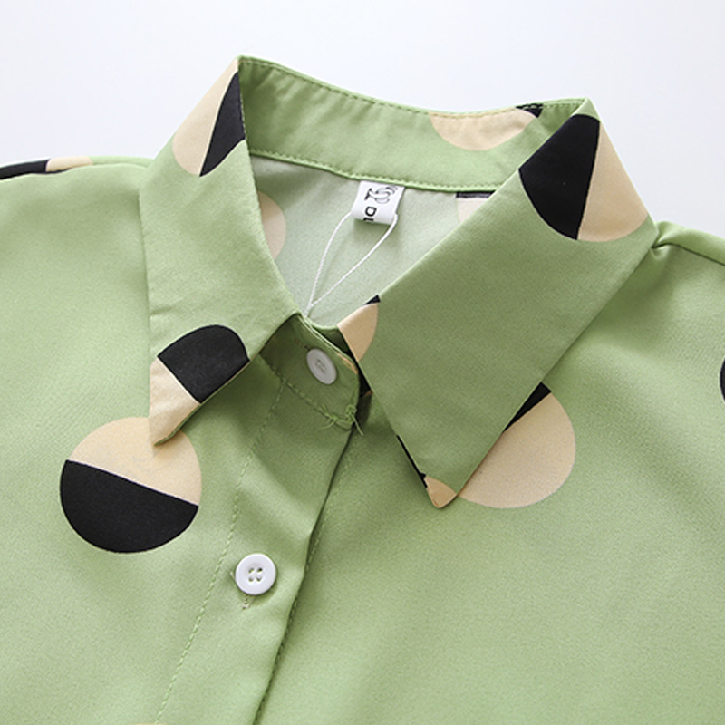 women s polka dot retro chiffon shirt nihaostyles clothing wholesale NSYID75804