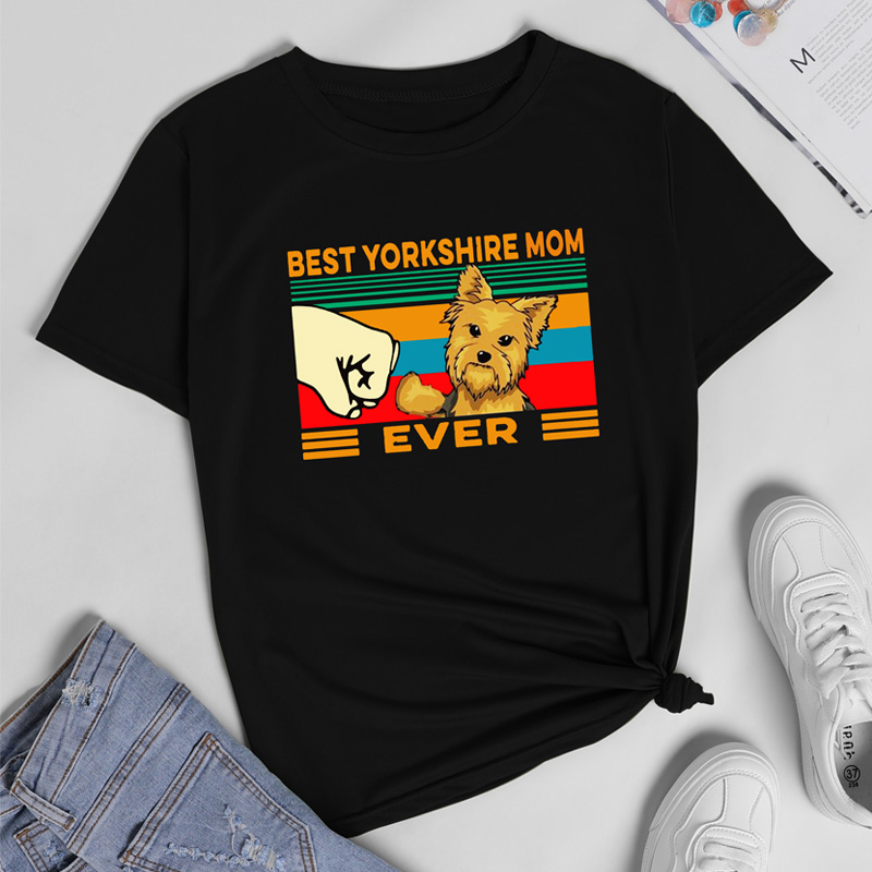 Cartoon puppy print short-sleeved T-shirt nihaostyles clothing wholesale NSYAY76939