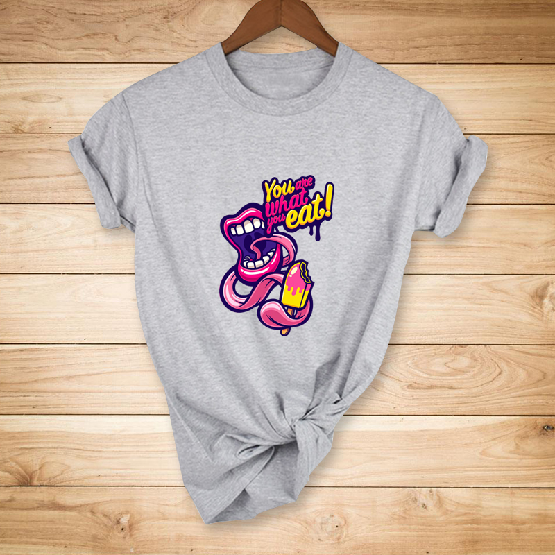 graffiti letter printing short-sleeved T-shirt nihaostyles clothing wholesale NSYAY81311