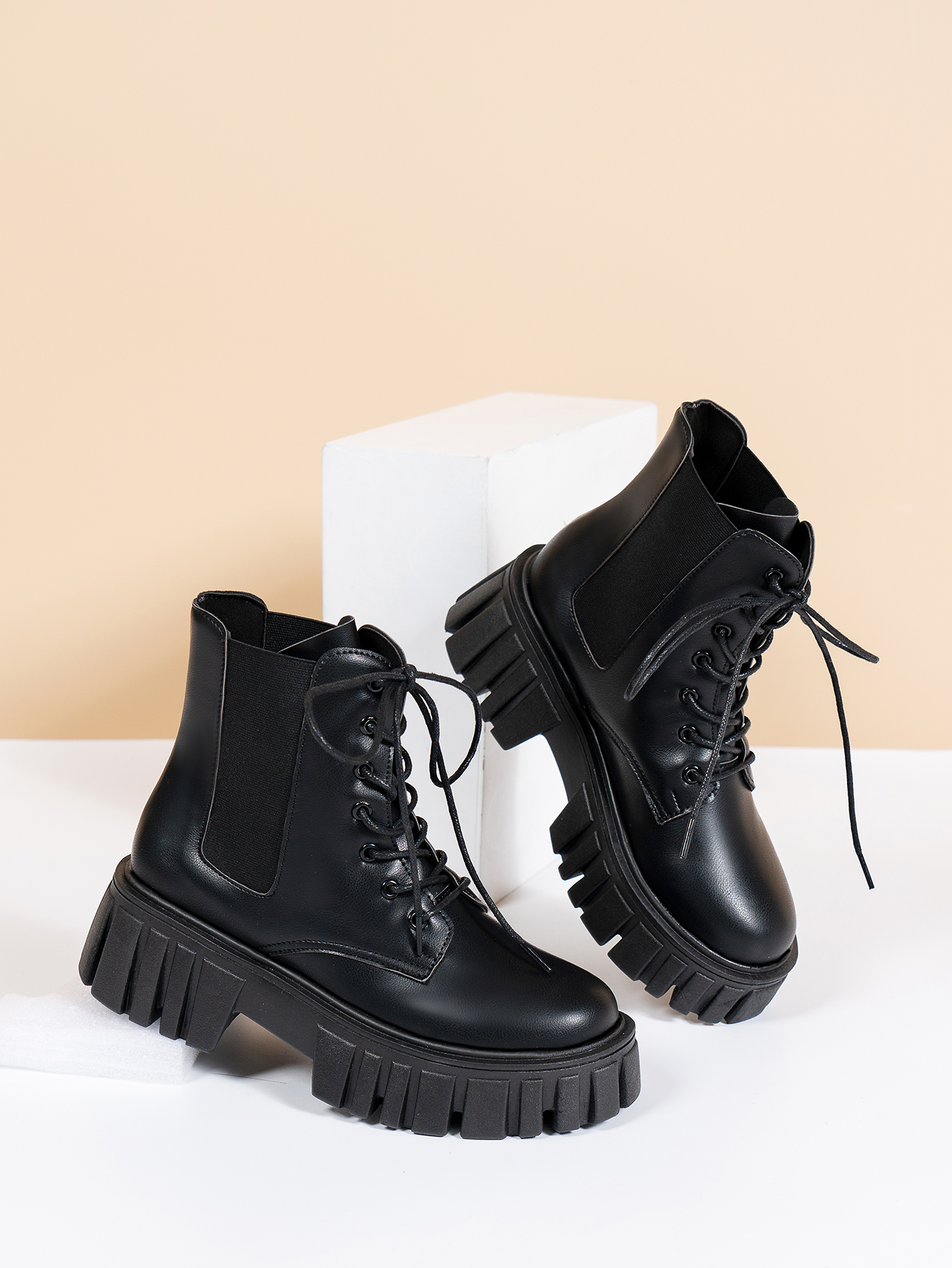 high chunky heel short boots nihaostyles clothing wholesale NSYUS83244