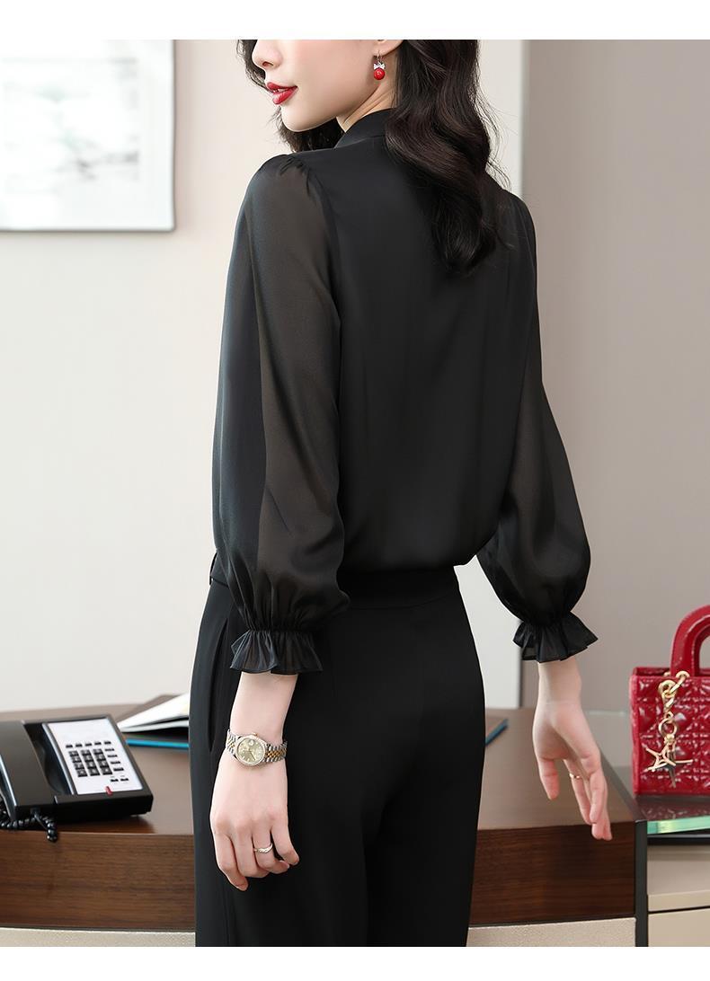 Solid Color Long-Sleeved Shirt NSSYD116204