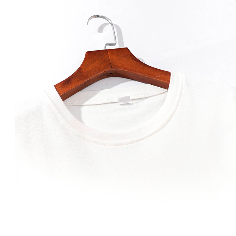 cartoon pattern printing short-sleeved slim round neck T-shirt NSYID122263