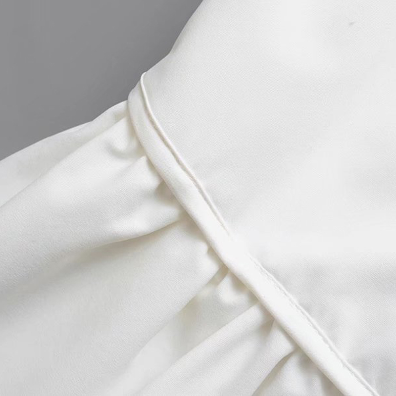 solid color Tie Back Cutout Slim Fit Cotton Mini Dress NSLAY122276