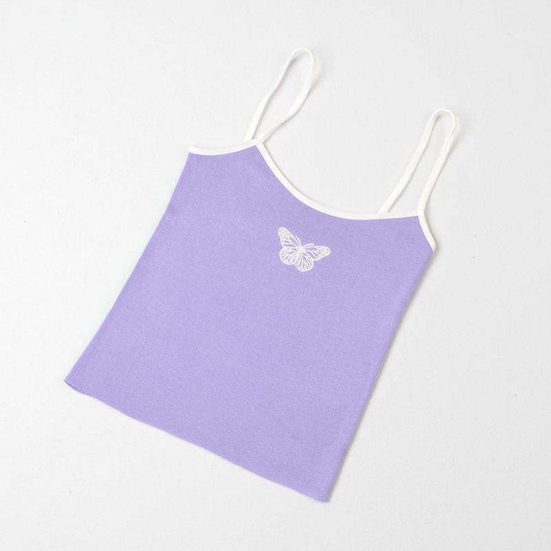 Butterfly printed Knit Camisole NSYAY125674