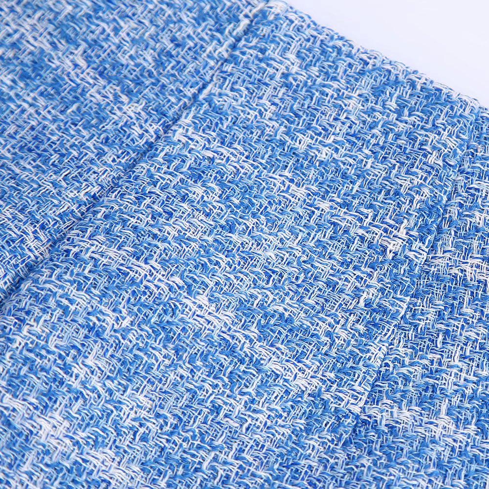 culottes cortos texturizados de color sólido rectos delgados de cintura alta NSLAY126875