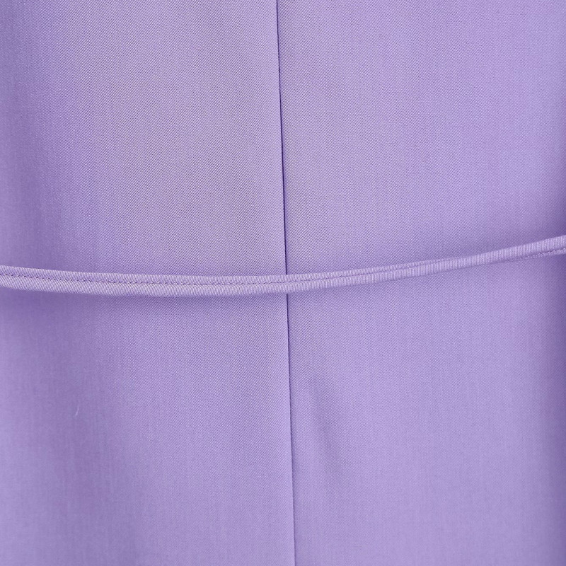 blazer recto de color liso con cordones y manga larga NSLAY126929