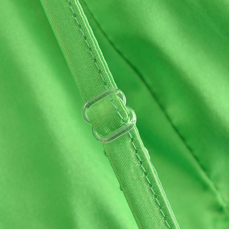 Vestido lencero de encaje con textura de raso de seda en color liso NSLAY127166