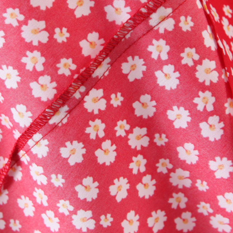 sling backless low-cut slim Floral Dress NSLAY127685